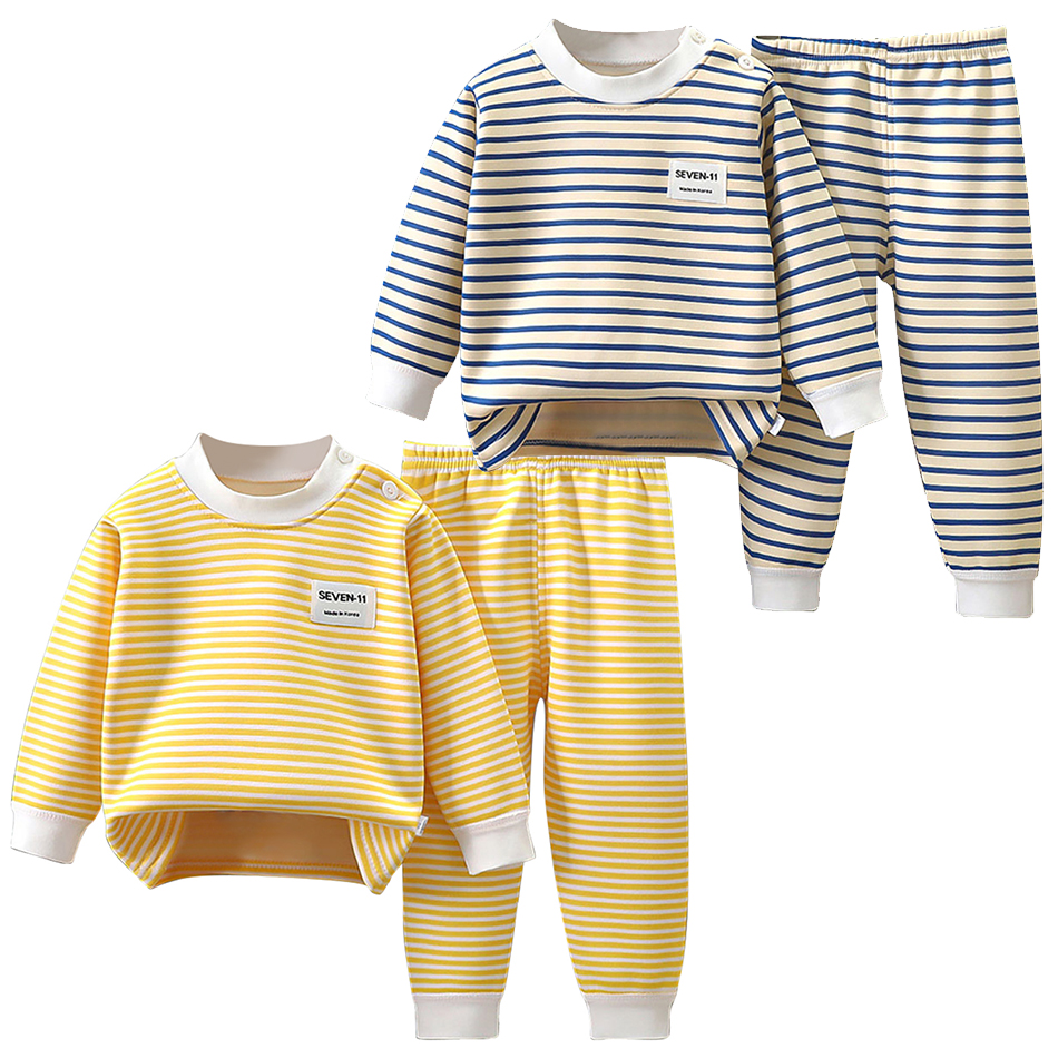 Winter Clothing Toddler - Fleece Lined Baby Clothing Set Warm