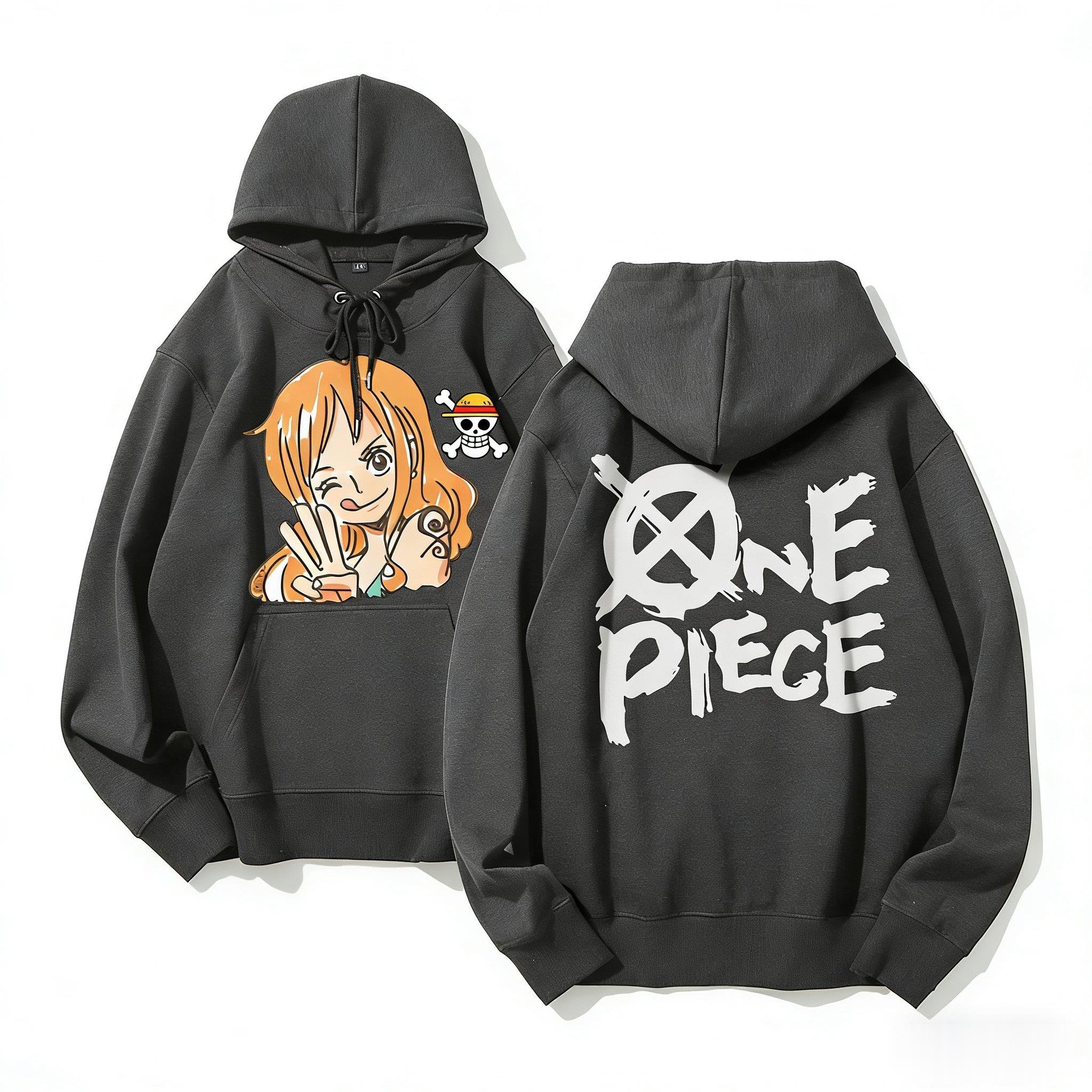 Winter Clothing Uae - One Piece Nami Anime Hoodie Men