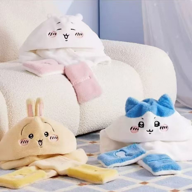 Winter Clothing Cute - Cute Chiikawa Kawaii Cartoon 3 In