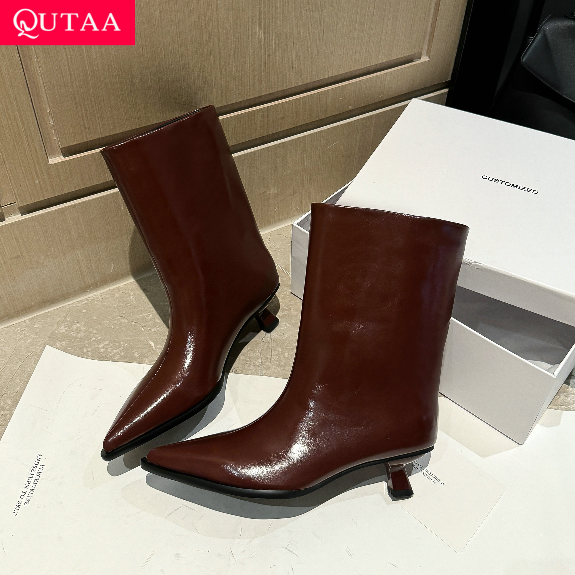Winter Clothing Clearance Sale - QUTAA 2026 Fashion Women Winter Ankle