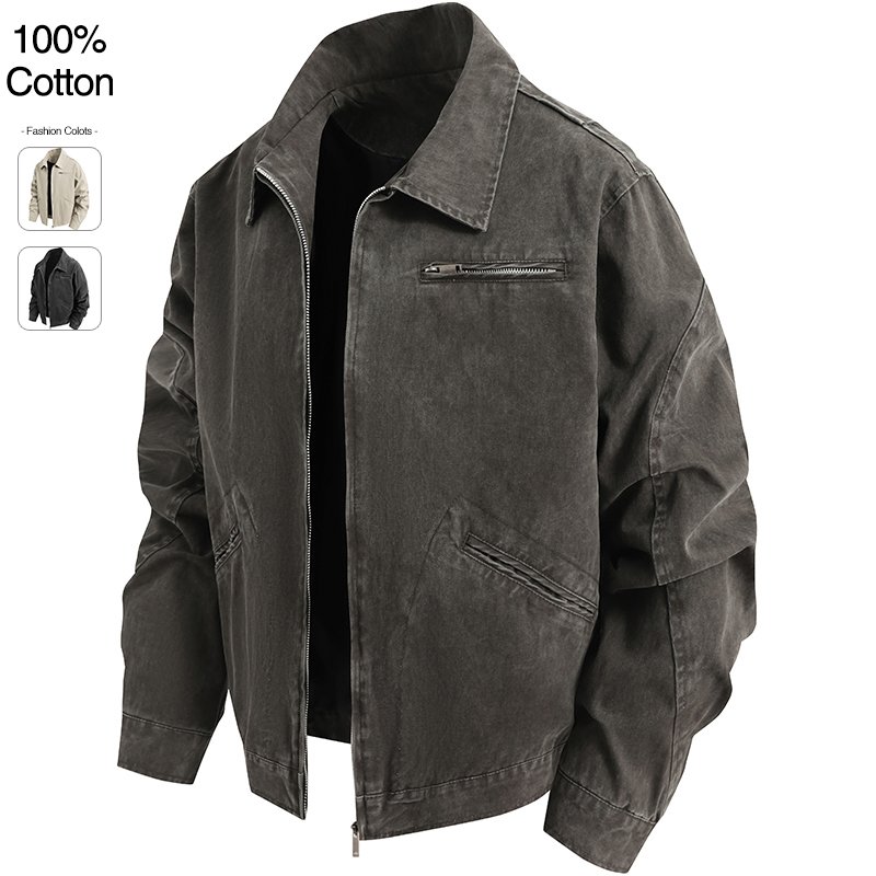 Winter Clothing Clearance Sale - Oversize Loose Men's Denim Jacket Autumn