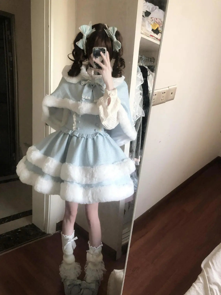 Winter Sweet Lolita Christmas  - Winter Clothing Cute บทวิจารณ์และราคา