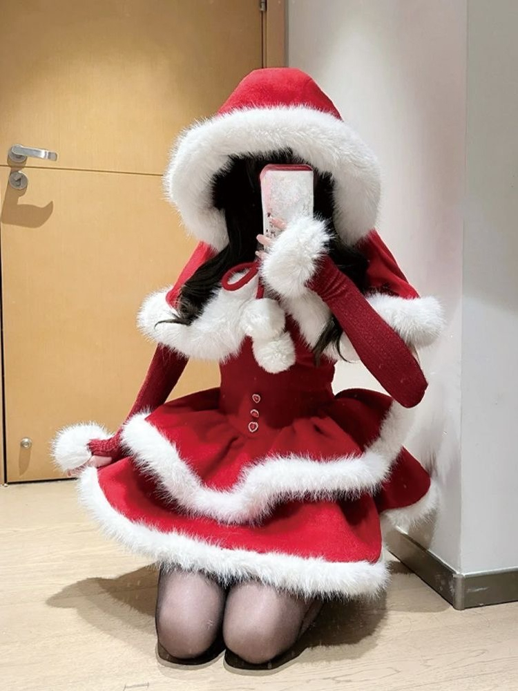 Winter Sweet Lolita Christmas  - Winter Clothing Cute บทวิจารณ์และราคา