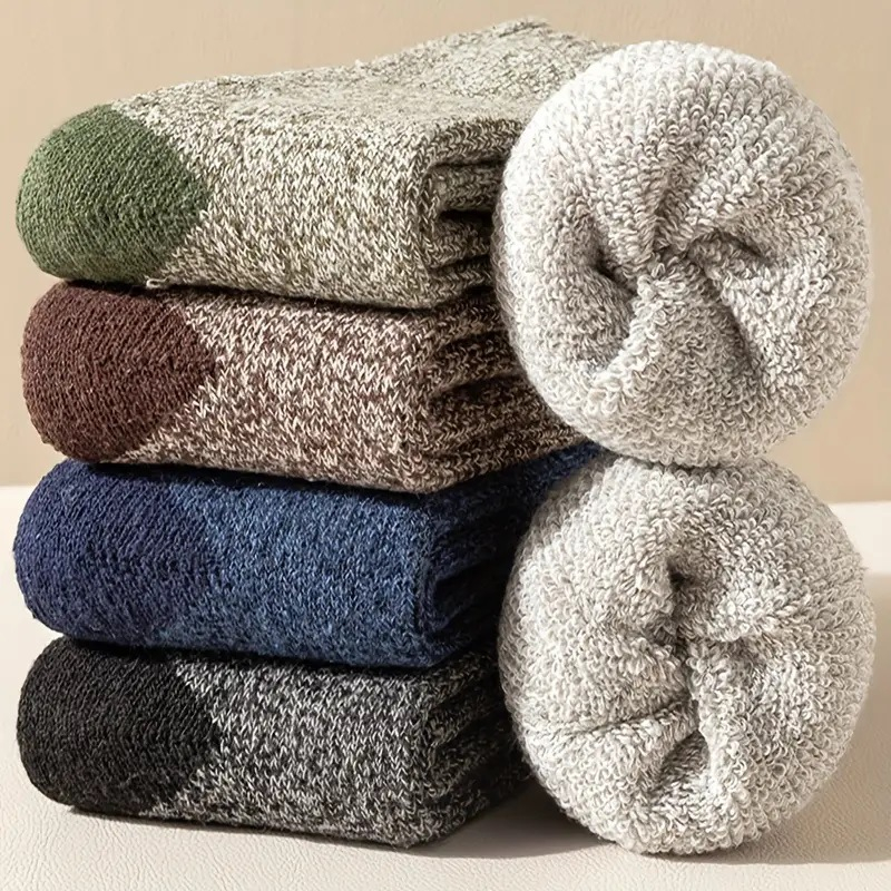 10/5Pairs Men's Merino Wool So - Thermal Sock Merino บทวิจารณ์และราคา