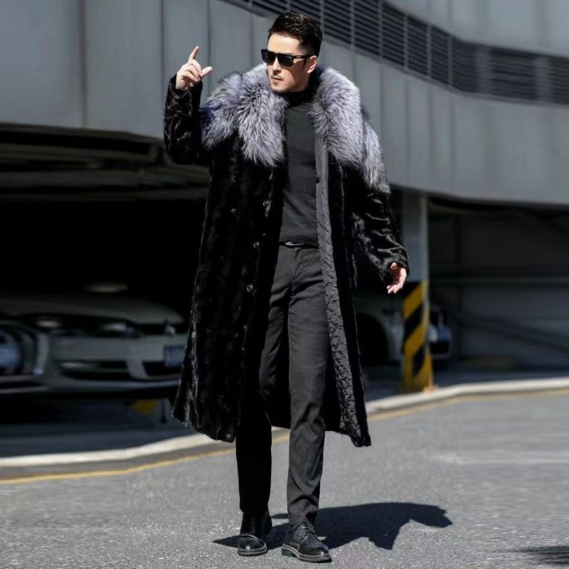 Men's Faux Mink Coat Winter Lo - Winter Clothing Brand บทวิจารณ์และราคา