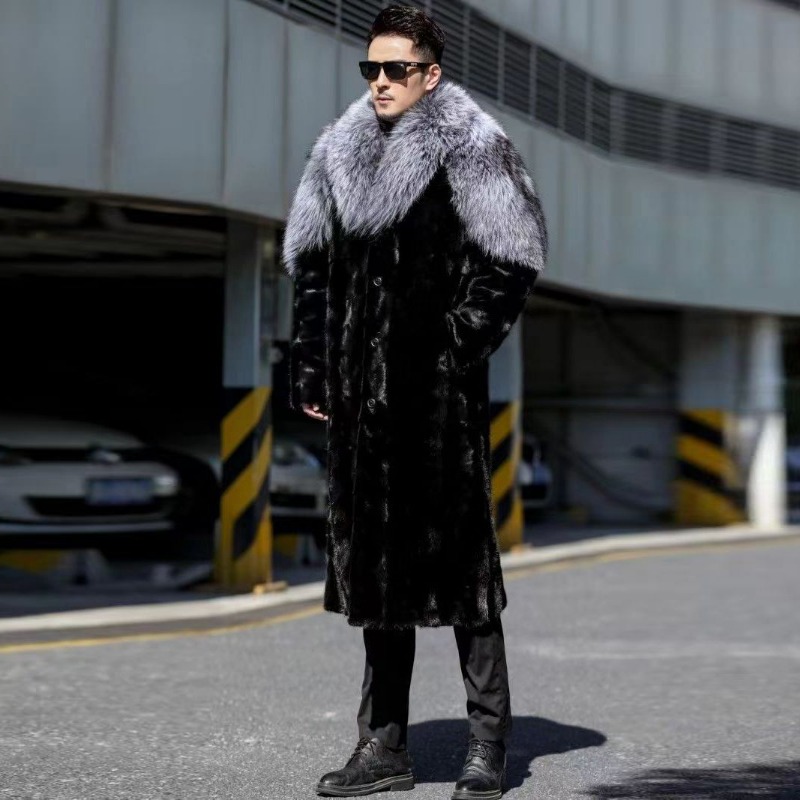 Men's Faux Mink Coat Winter Lo - Winter Clothing Brand บทวิจารณ์และราคา