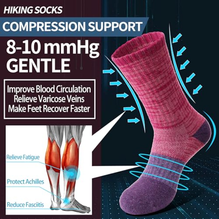 Anlisim Merino Wool Hiking Soc - Thermal Sock Merino บทวิจารณ์และราคา