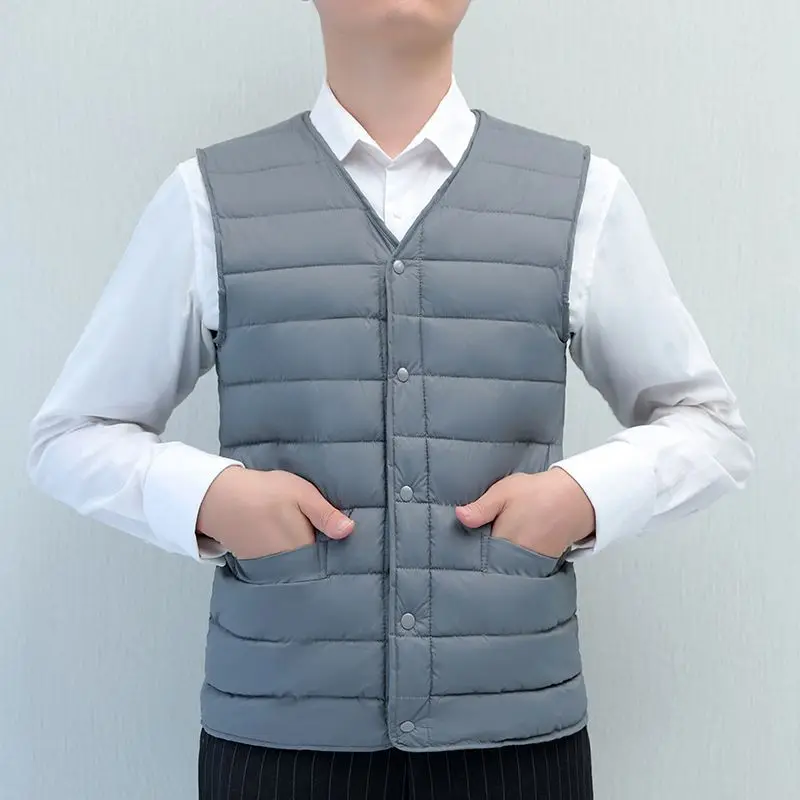 Plus Size Men's Winter Vest Th - Winter Clothing Activity บทวิจารณ์และราคา