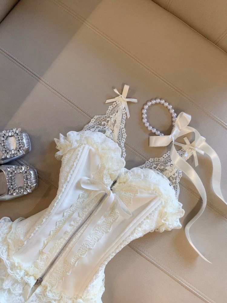 Cute Desire Lace Bustier Top H - Winter Clothing Cute บทวิจารณ์และราคา