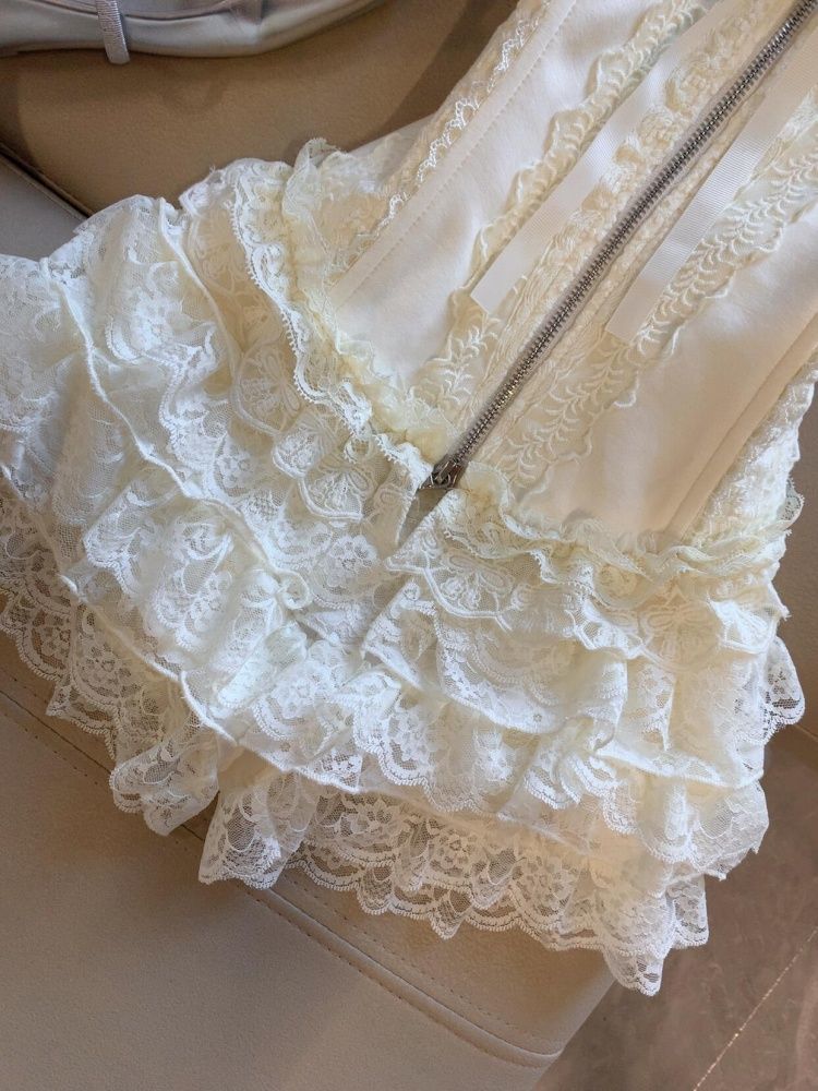 Cute Desire Lace Bustier Top H - Winter Clothing Cute บทวิจารณ์และราคา