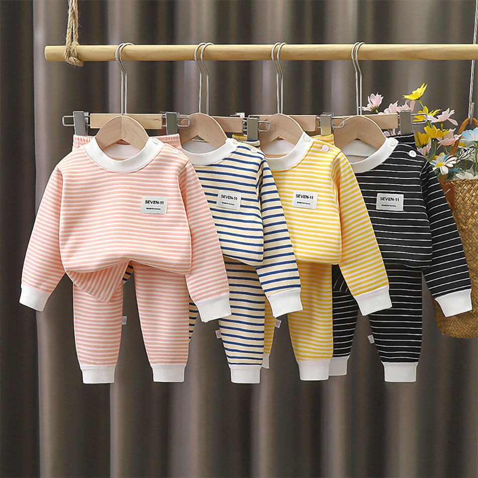 Fleece Lined Baby Clothing Set - Winter Clothing Toddler บทวิจารณ์และราคา