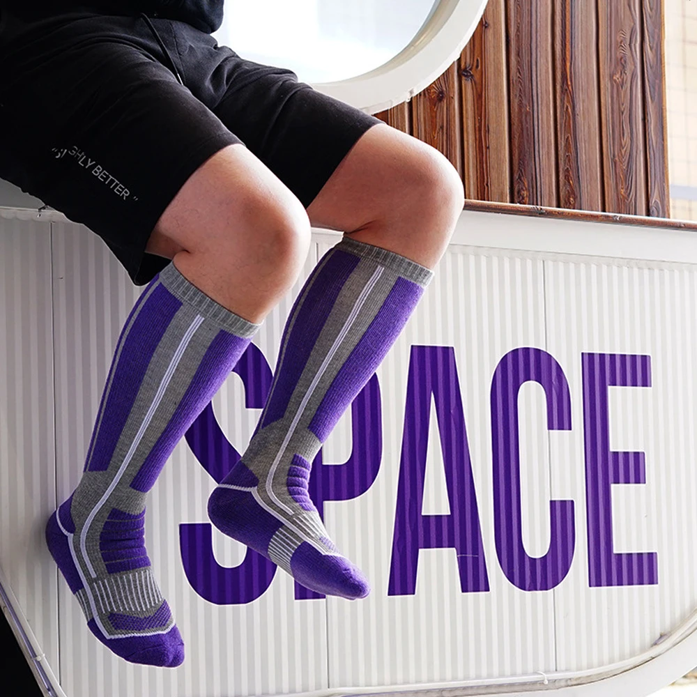XQQMXX 1Pair Ski Socks Skiing  - Thermal Sock Merino บทวิจารณ์และราคา