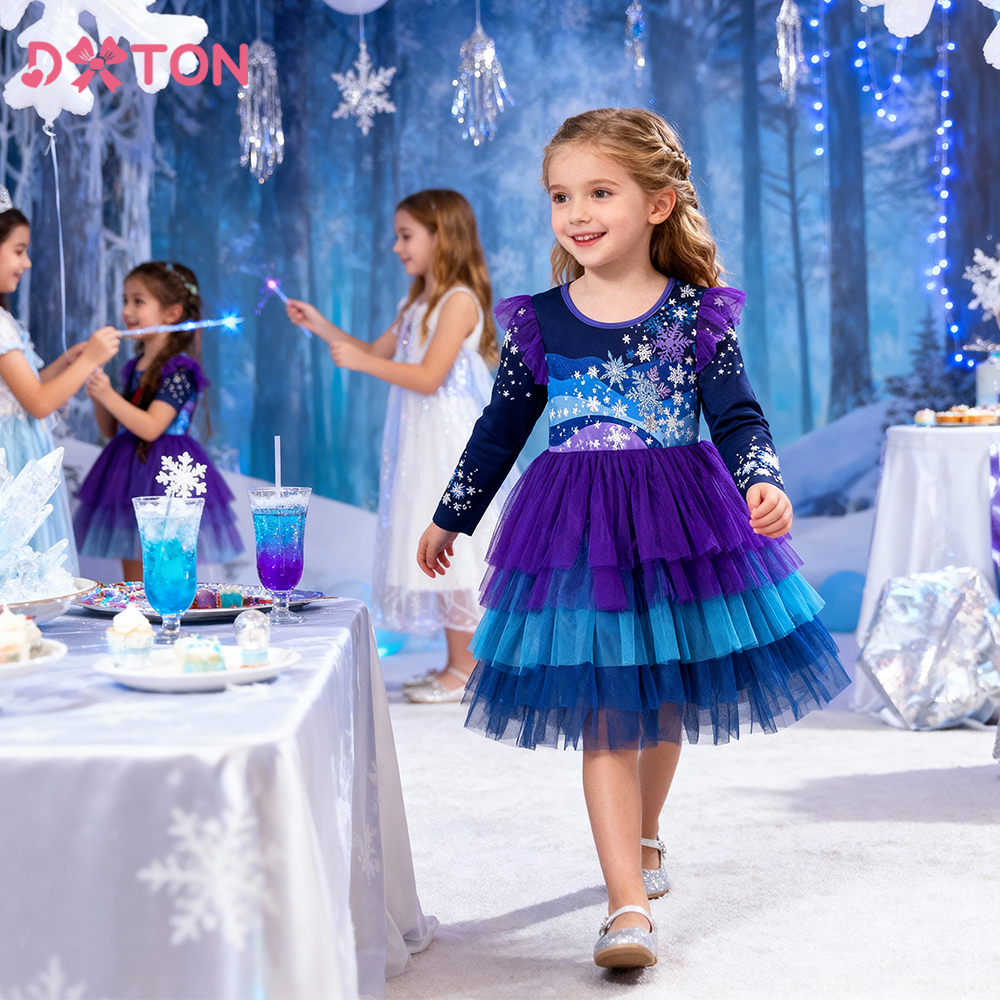 DXTON Kids Girls Princess Dres - Winter Clothing Toddler บทวิจารณ์และราคา