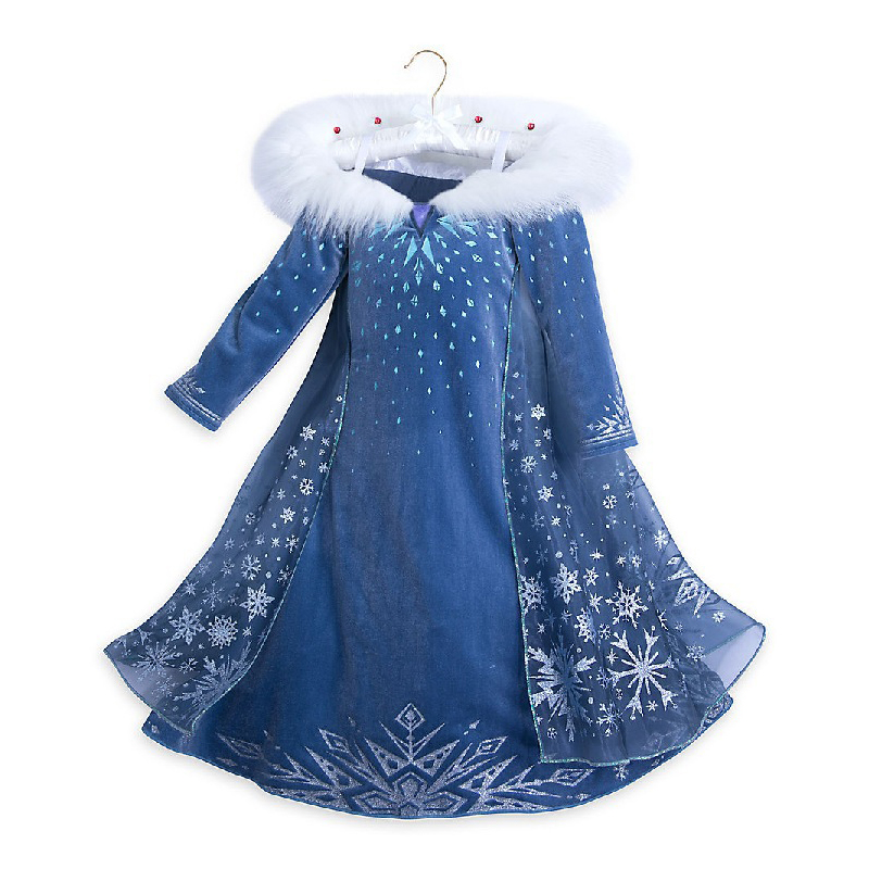 Girls Cosplay Disney Frozen El - Winter Clothing Cute บทวิจารณ์และราคา