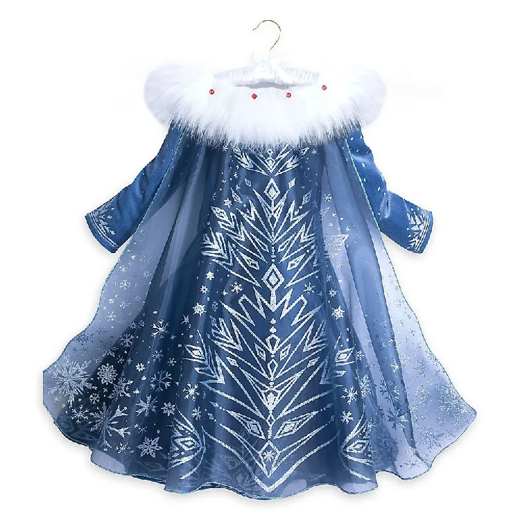 Girls Cosplay Disney Frozen El - Winter Clothing Cute บทวิจารณ์และราคา