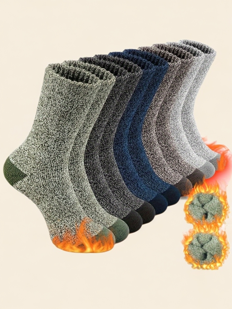 5 Pairs Merino Wool Socks For  - Thermal Sock Merino บทวิจารณ์และราคา