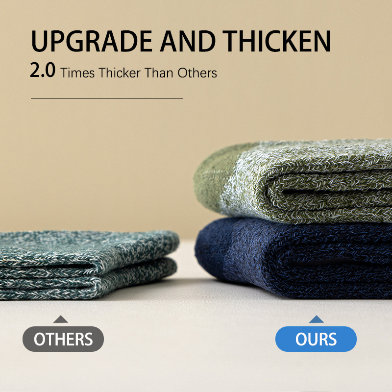 5 Pairs Merino Wool Socks For  - Thermal Sock Merino บทวิจารณ์และราคา