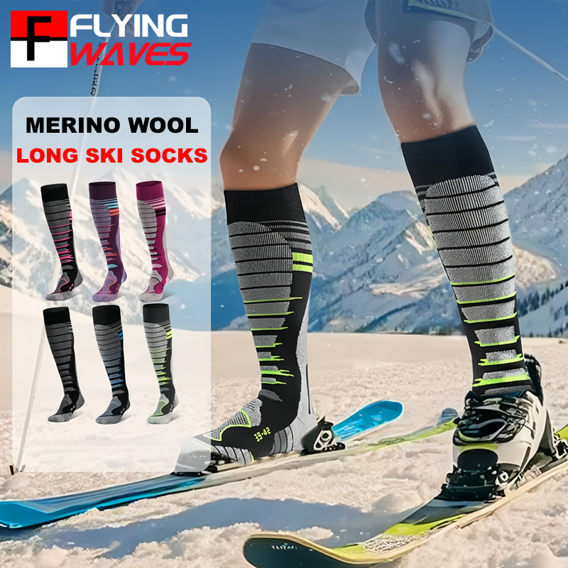 Merino Wool Ski Socks Cold Wea - Thermal Sock Merino บทวิจารณ์และราคา