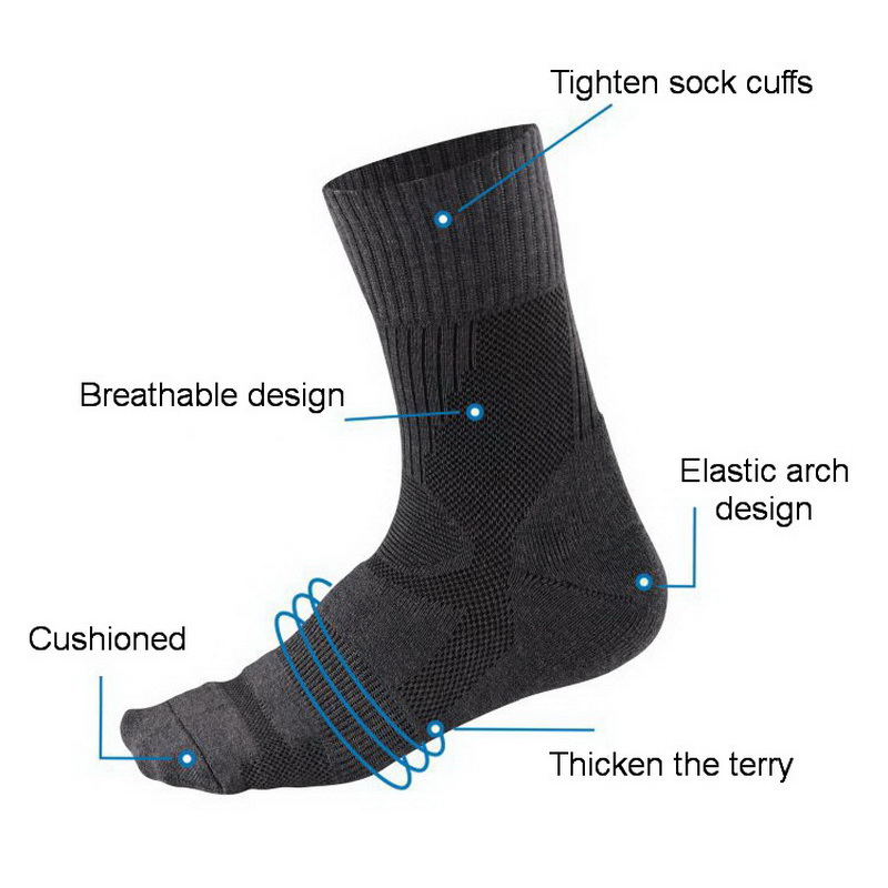 1 Pair Merino Wool Sock Winter - Thermal Sock Merino บทวิจารณ์และราคา