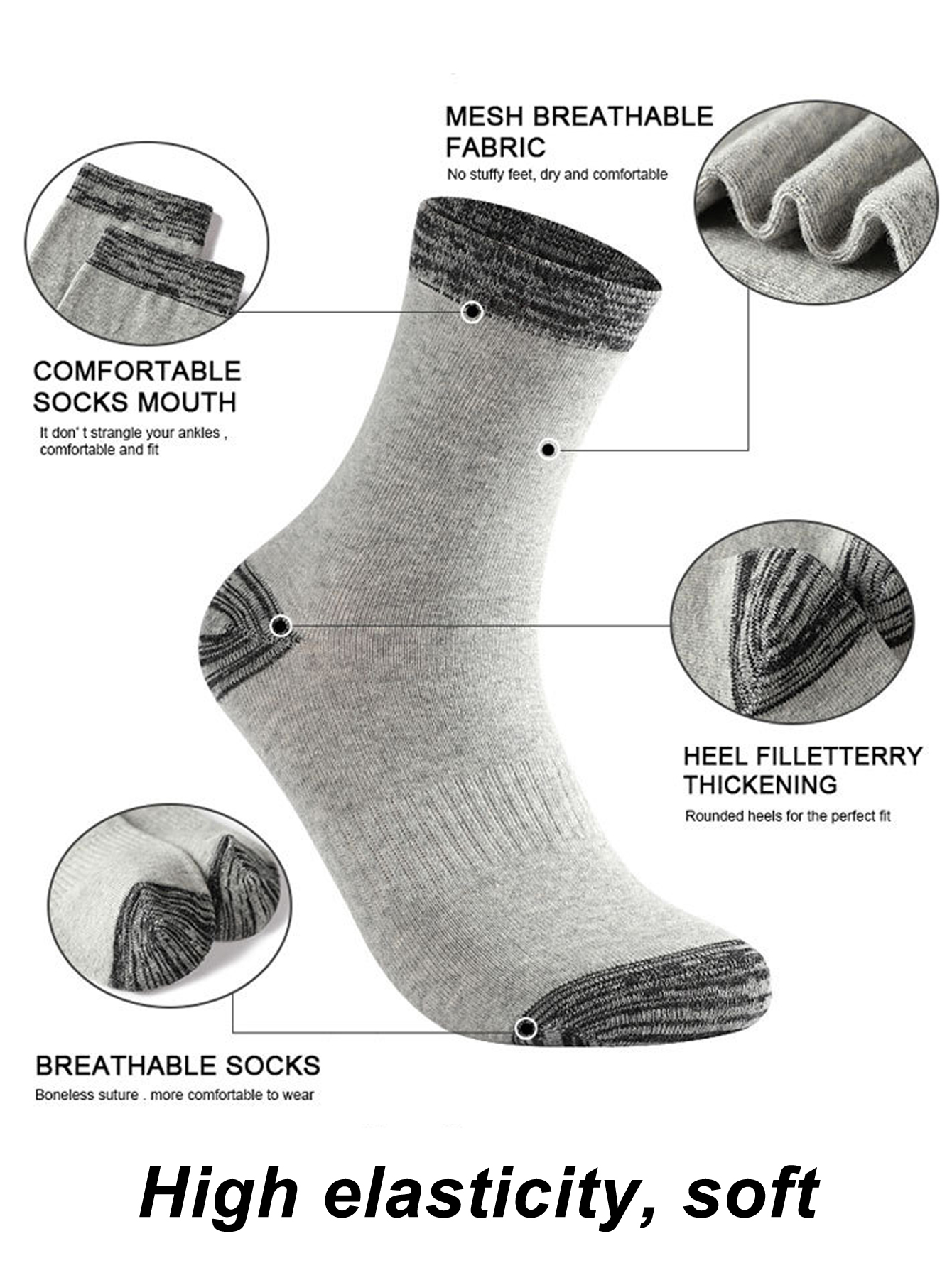 6Pairs Super Thick Merino Wool - Thermal Sock Merino บทวิจารณ์และราคา