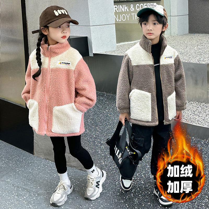 Kids LambWool Coats Winter Boy - Winter Clothing Activity บทวิจารณ์และราคา