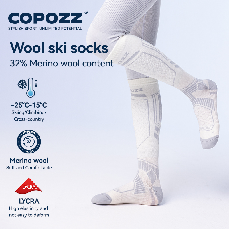 COPOZZ Merino Wool Winter Ski  - Thermal Sock Merino บทวิจารณ์และราคา
