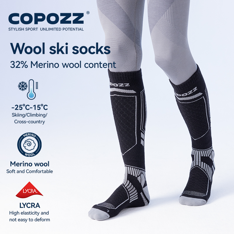 COPOZZ Merino Wool Winter Ski  - Thermal Sock Merino บทวิจารณ์และราคา