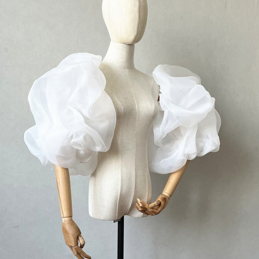Stylish Puffy Bridal Sleeves O - Winter Clothing Clearance Sale บทวิจารณ์และราคา