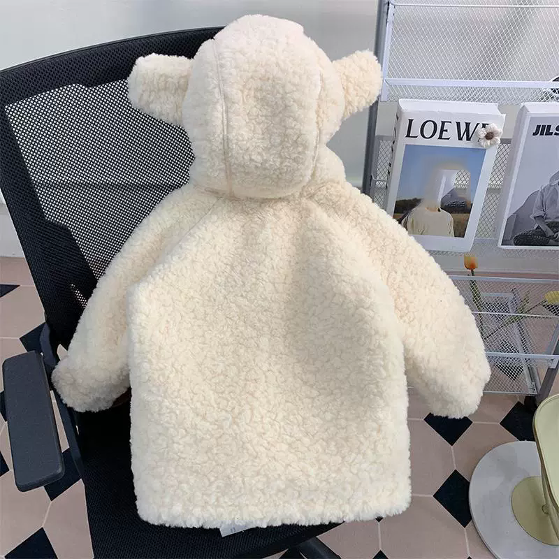 Thickened Fleece Girls Coats C - Winter Clothing Activities For Toddlers บทวิจารณ์และราคา