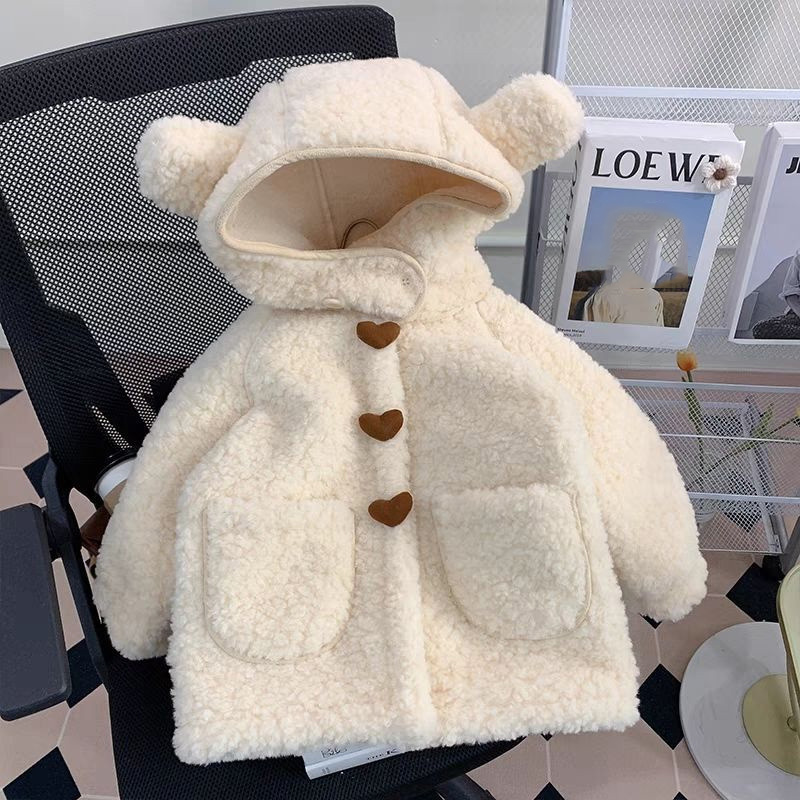 Thickened Fleece Girls Coats C - Winter Clothing Activities For Toddlers บทวิจารณ์และราคา