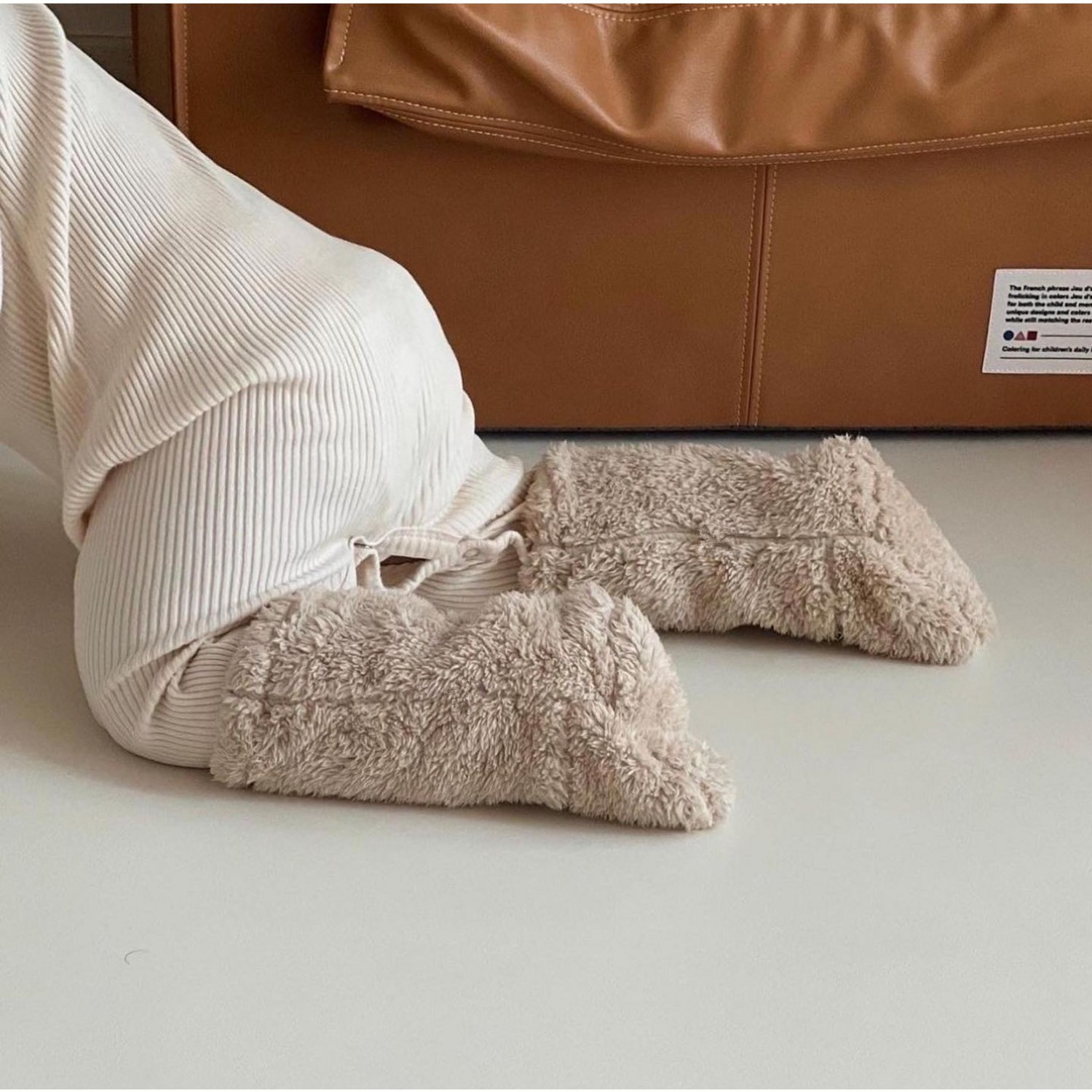 Warm Winter Baby Socks Coral F - Winter Clothing Toddler บทวิจารณ์และราคา