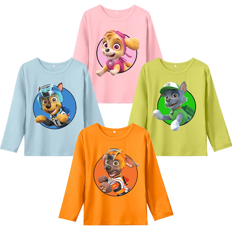 Paw Patrol Long-sleeved T-shir - Winter Clothing Cute บทวิจารณ์และราคา