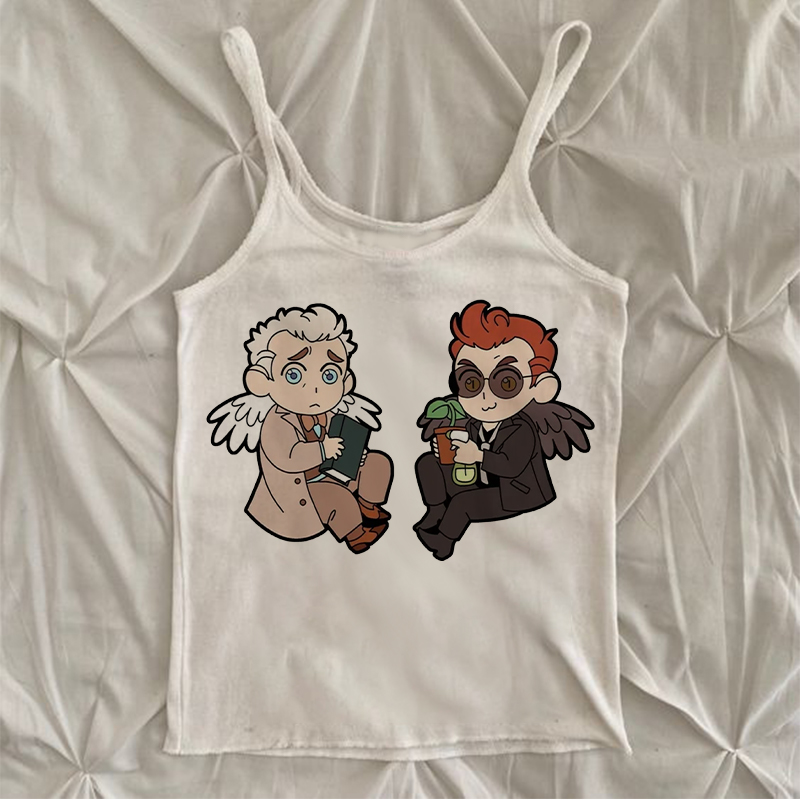 Good OmensY2k Good Omens Print - Zara Winter Clothing Women บทวิจารณ์และราคา