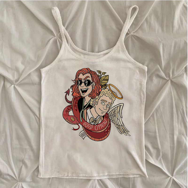 Good OmensY2k Good Omens Print - Zara Winter Clothing Women บทวิจารณ์และราคา