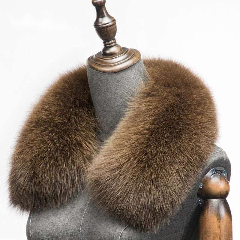 Winter Natural Fox Fur Scarf S - Winter Clothing Uae บทวิจารณ์และราคา