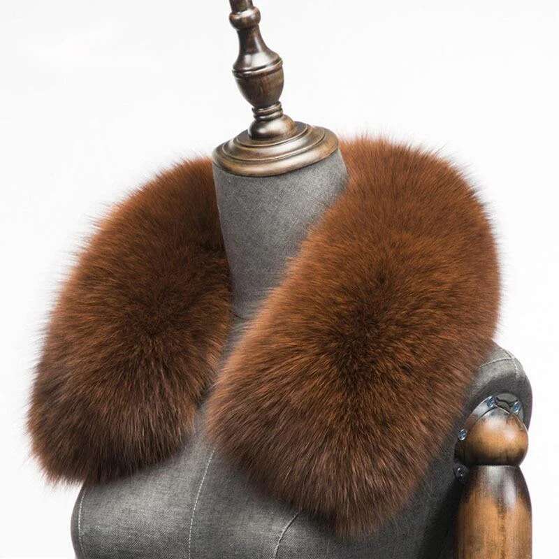 Winter Natural Fox Fur Scarf S - Winter Clothing Uae บทวิจารณ์และราคา