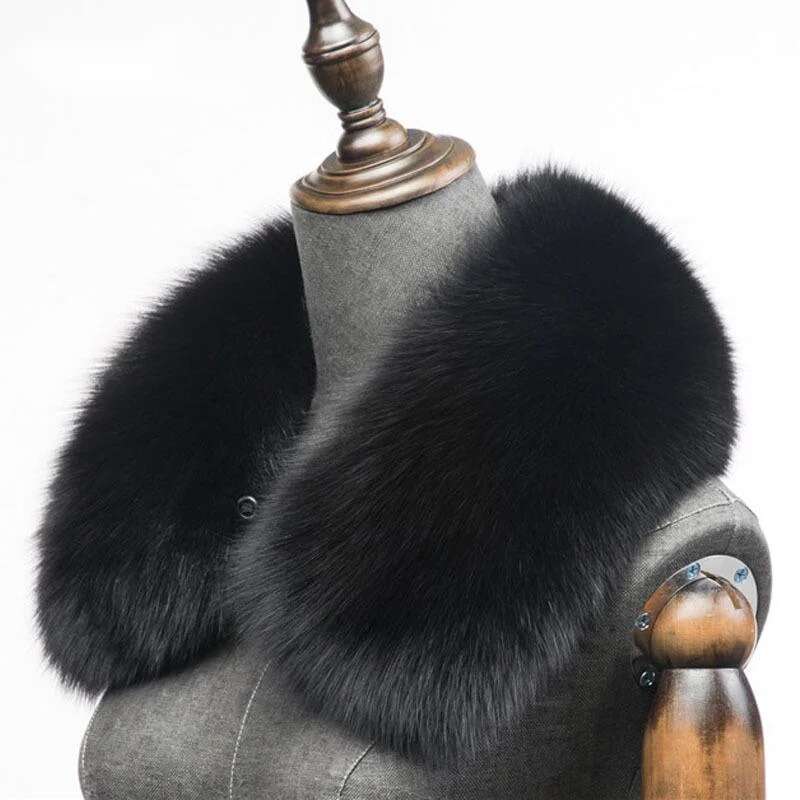 Winter Natural Fox Fur Scarf S - Winter Clothing Uae บทวิจารณ์และราคา