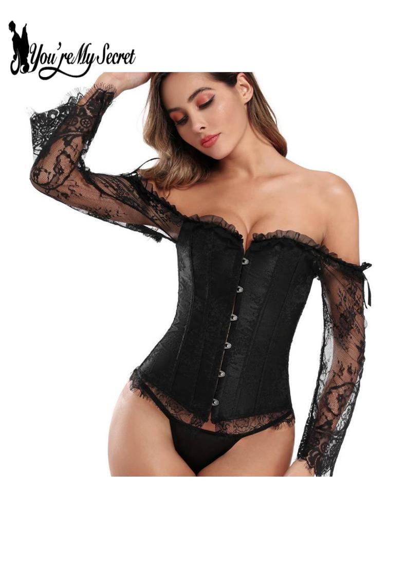 Gothic Long Sleeved Corset Wom - Winter Clothing Dress Up บทวิจารณ์และราคา