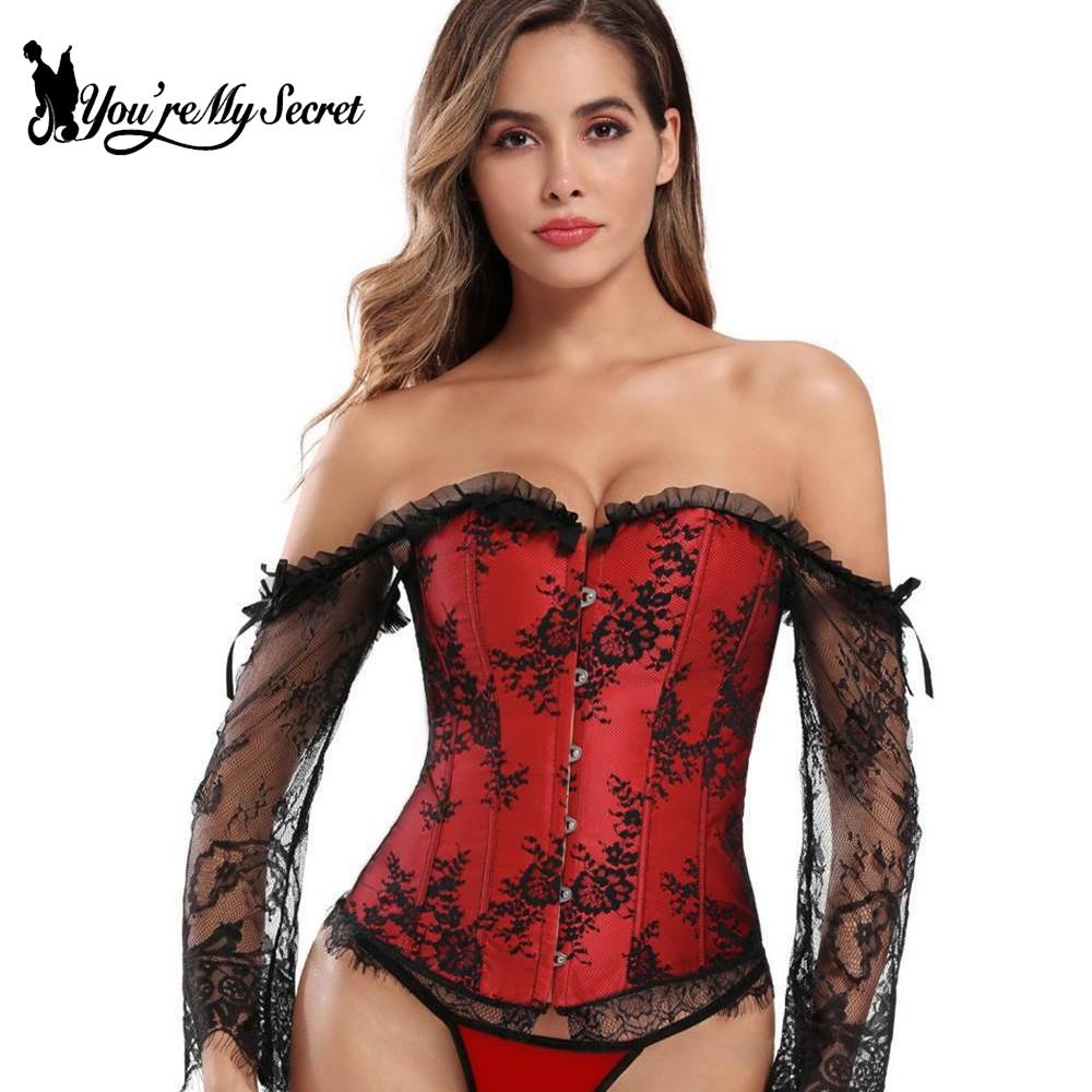 Gothic Long Sleeved Corset Wom - Winter Clothing Dress Up บทวิจารณ์และราคา