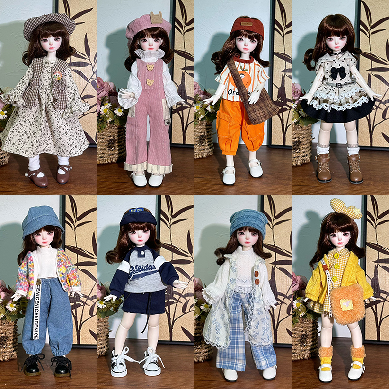 30cm BJD Doll Clothes for Girl - Winter Clothing Cute บทวิจารณ์และราคา