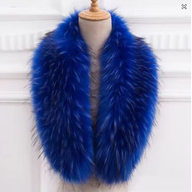 Natural Fur Collar Real raccoo - Winter Clothing Clearance Sale บทวิจารณ์และราคา