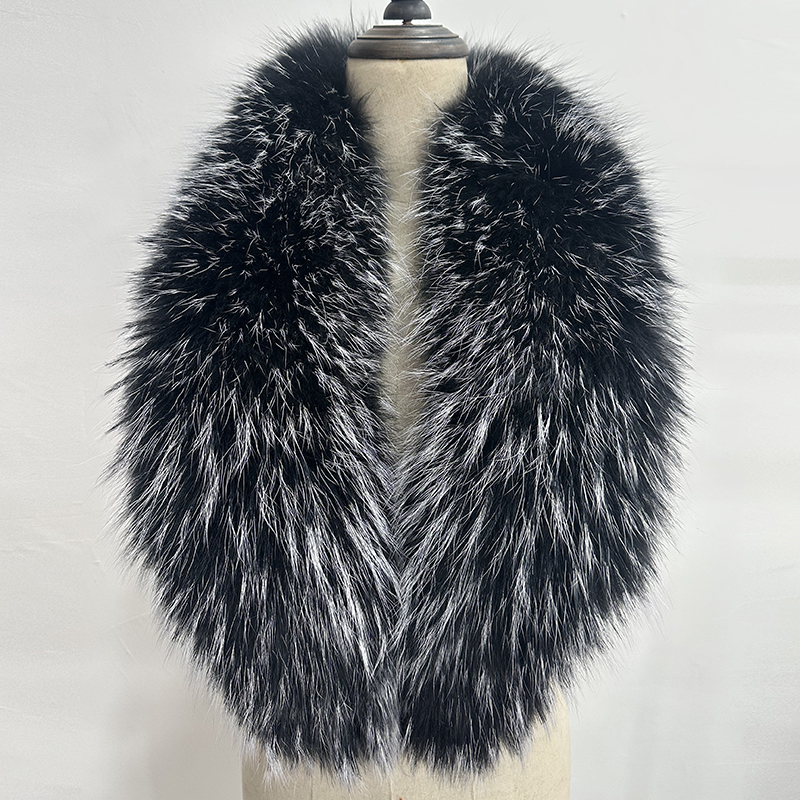 Natural Fur Collar Real raccoo - Winter Clothing Clearance Sale บทวิจารณ์และราคา