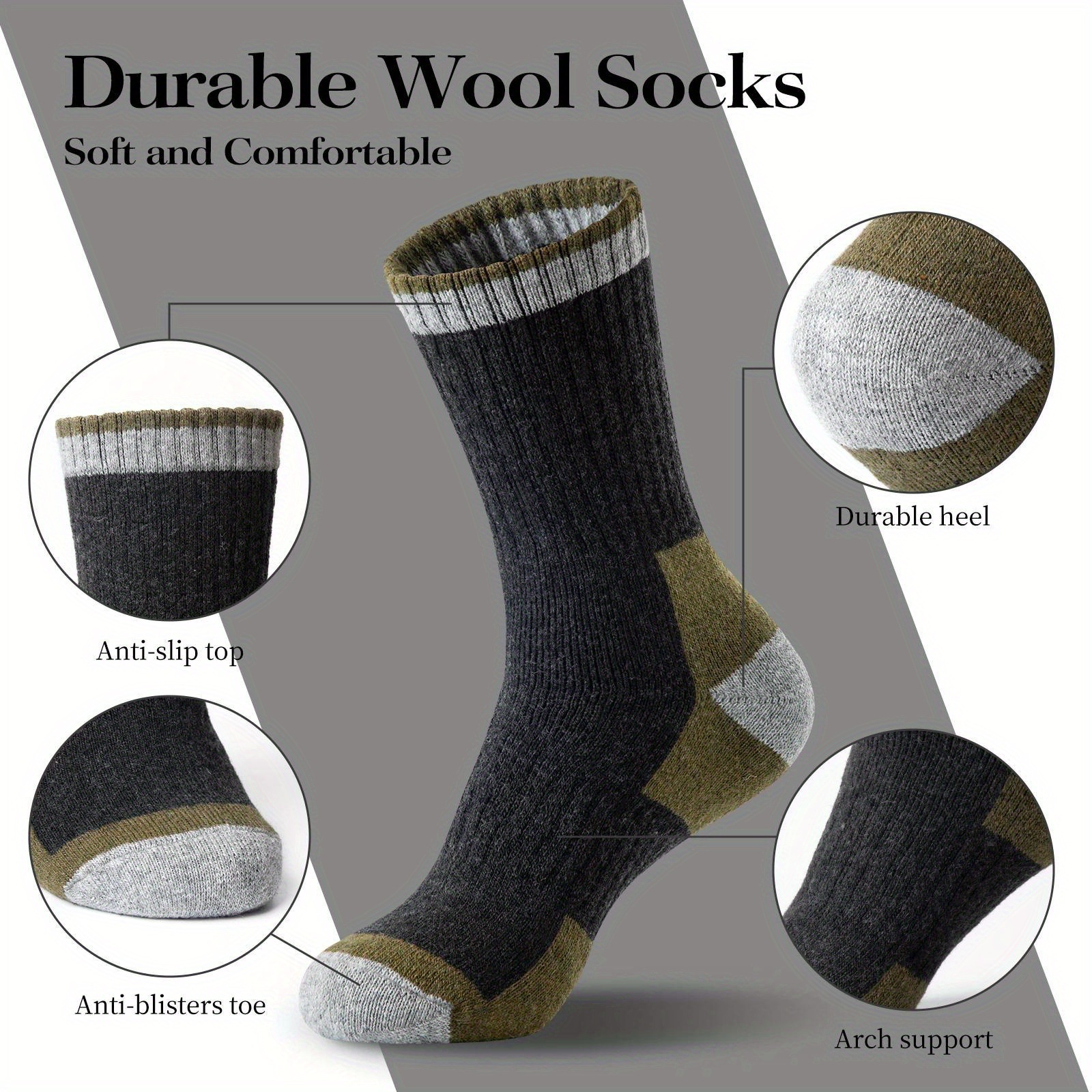 Winter Merino Wool Socks Thick - Thermal Sock Merino บทวิจารณ์และราคา
