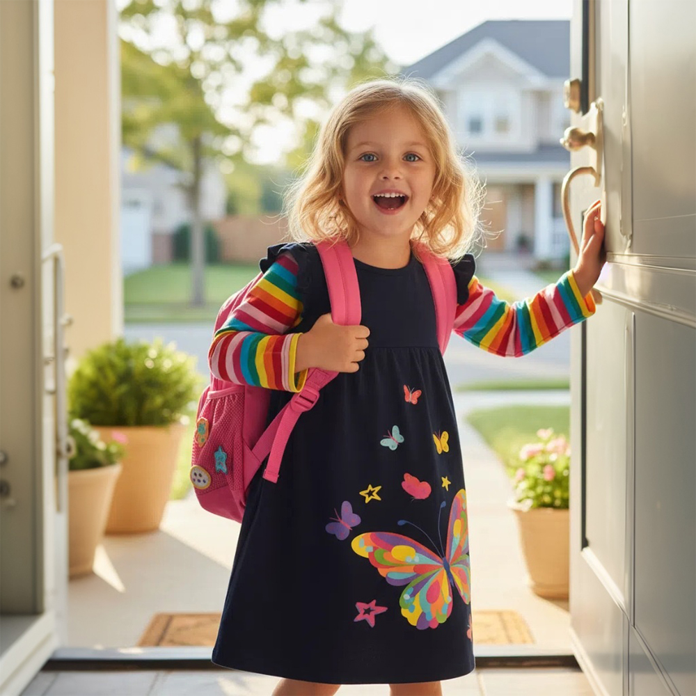 DXTON Children's Daily Dresses - Winter Clothing Toddler บทวิจารณ์และราคา