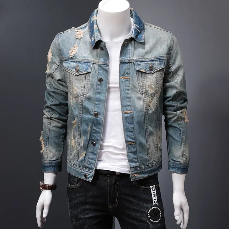 Padded Denim Jackets Man Warm  - Winter Clothing Uae บทวิจารณ์และราคา