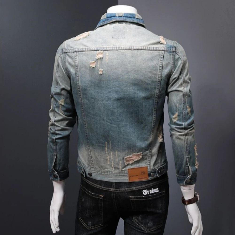 Padded Denim Jackets Man Warm  - Winter Clothing Uae บทวิจารณ์และราคา