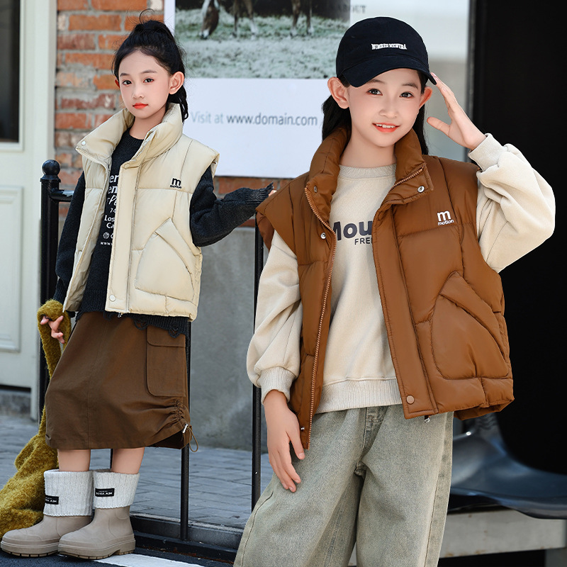 Girls Waistcoats 2025 Autumn W - Winter Clothing Activity บทวิจารณ์และราคา