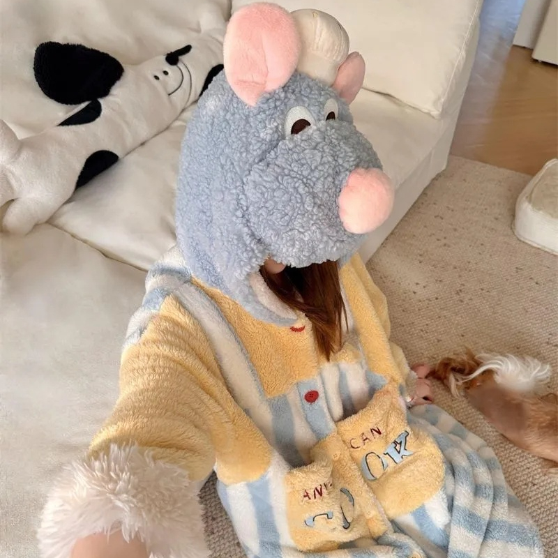 Cartoon Disney Ratatouille Rob - Winter Clothing Cute บทวิจารณ์และราคา