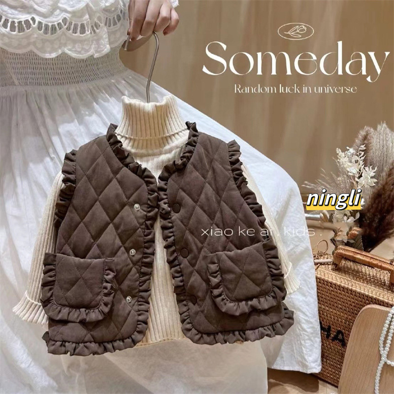 Girls Autumn Vest Children Fle - Winter Clothing Toddler บทวิจารณ์และราคา