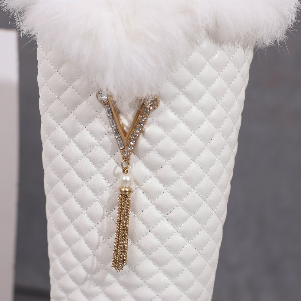 Winter Women Fur Knee High Boo - Winter Clothing Clearance Sale บทวิจารณ์และราคา